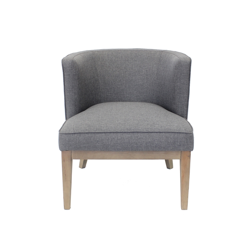 Boss Office Ava Accent Chair in Slate Grey