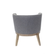 Boss Office Ava Accent Chair in Slate Grey