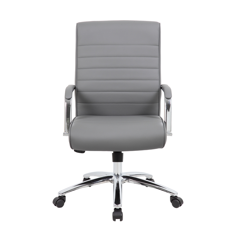 Boss Office Modern Executive Conference Chair in Grey