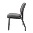 Boss Office Armless Guest Chair in 400 lb. weight capacity