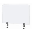 Boss Office Protective Privacy Panel Adjustable Mounting C-Clamps (Pack of 2)
