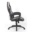 Boss Office Products LED High Back Vinyl Gaming Chair in Black