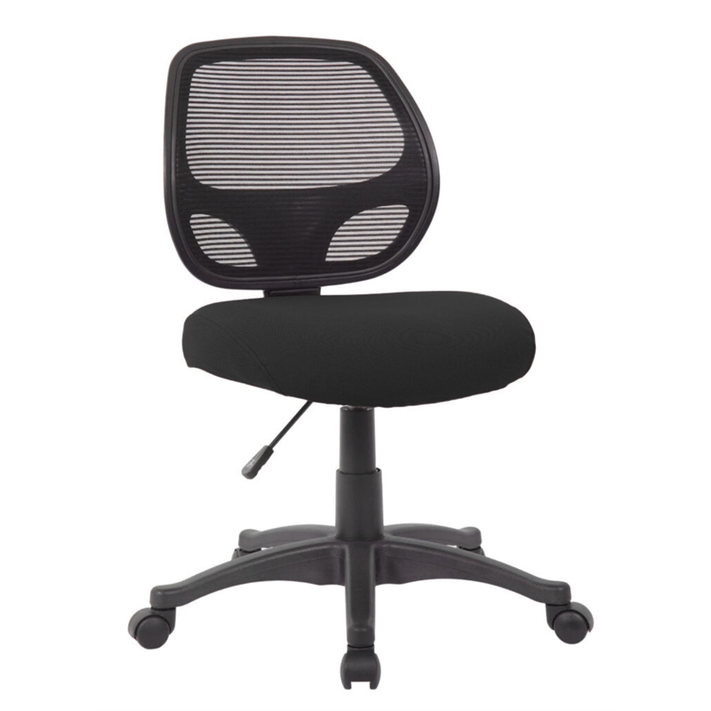 Boss Office Products Mesh Fabric Seat Cover in Black