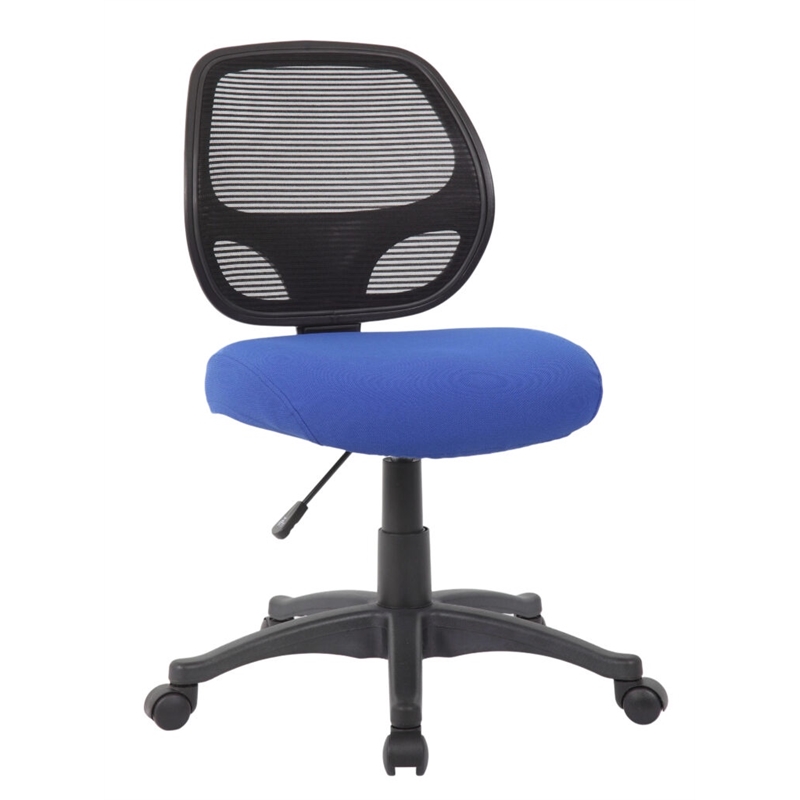 Boss Office Products Mesh Fabric Seat Cover in Blue