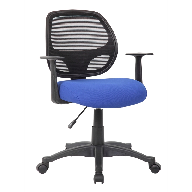 Boss Office Products Mesh Fabric Seat Cover in Blue