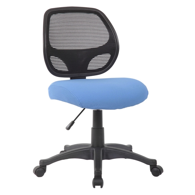 Boss Office Products Mesh Fabric Seat Cover in Light Blue