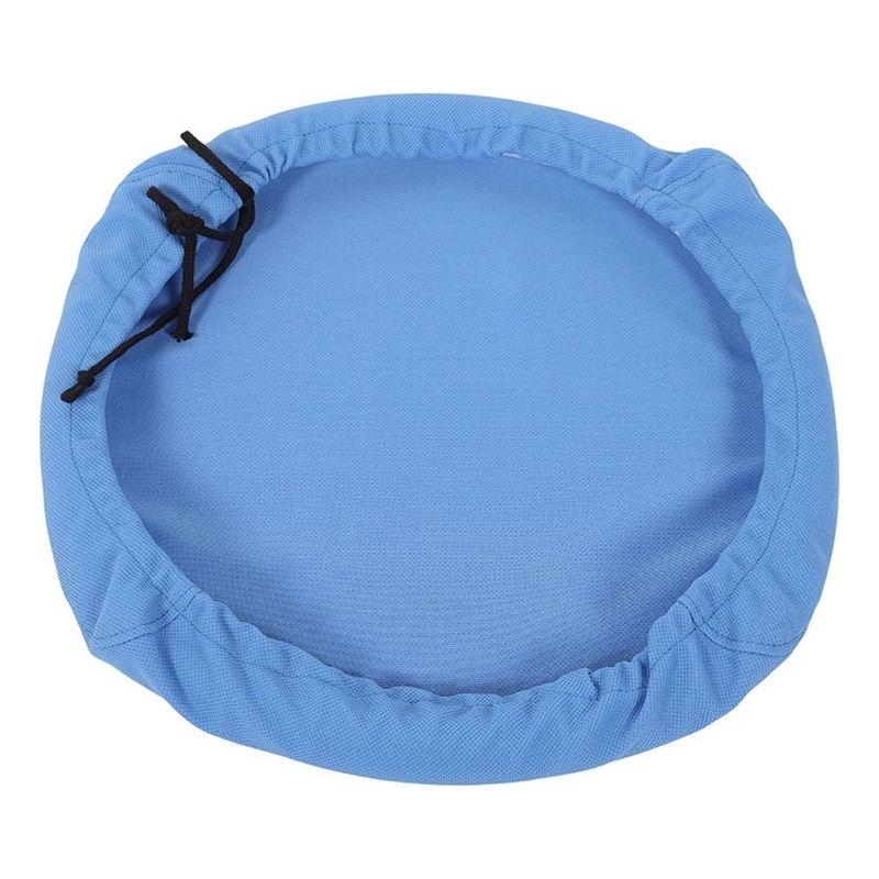 Boss Office Products Mesh Fabric Seat Cover in Light Blue