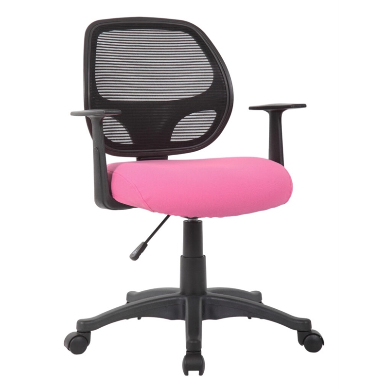 Boss Office Products Mesh Fabric Seat Cover in Pink