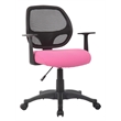 Boss Office Products Mesh Fabric Seat Cover in Pink