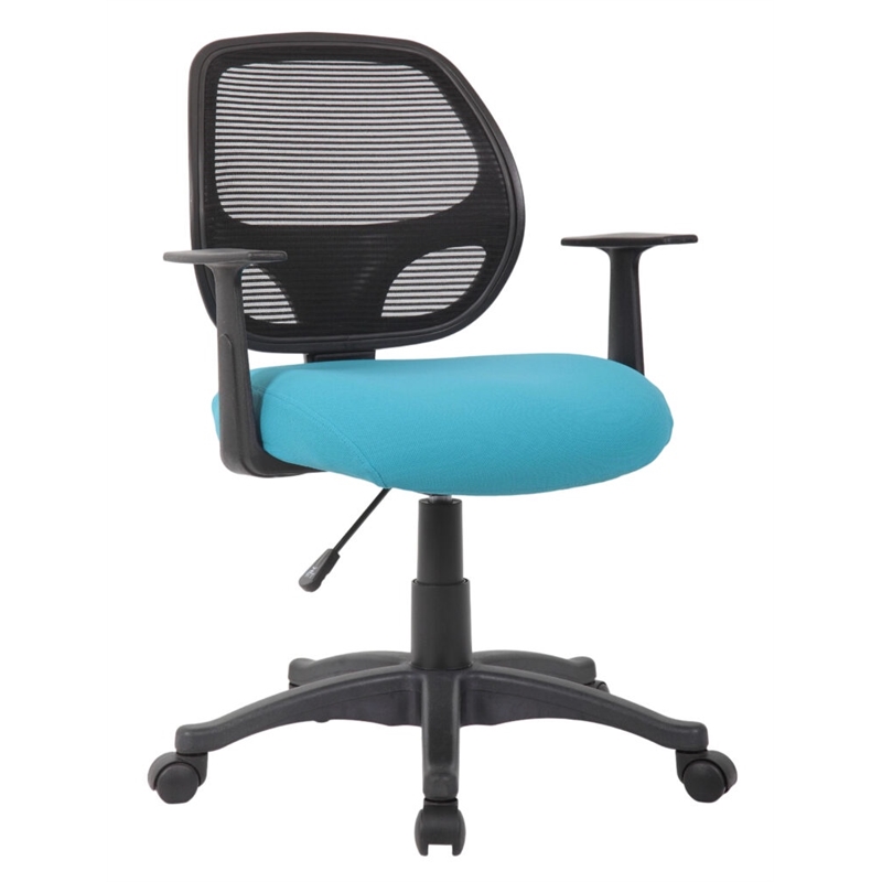 Boss Office Products Mesh Fabric Seat Cover in Aqua