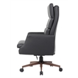 Boss Office Products Sterling Executive Vinyl Chair in Black