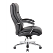 Boss Office Products Top Grain Leather Executive Chair in Black