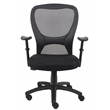Boss Office Budget Mesh Back Fabric Adjustable Task Office Chair in Black
