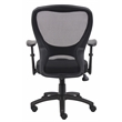 Boss Office Budget Mesh Back Fabric Adjustable Task Office Chair in Black