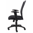 Boss Office Budget Mesh Back Fabric Adjustable Task Office Chair in Black