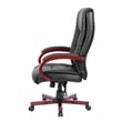 Boss Office High Back Executive Office Chair in Mahogany