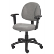 Boss Office Products DX Posture Office Chair with Adjustable Arms in Gray