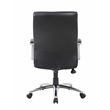 Boss Office LeatherPlus Executive Office Chair in Black