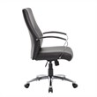 Boss Office LeatherPlus Executive Office Chair in Black