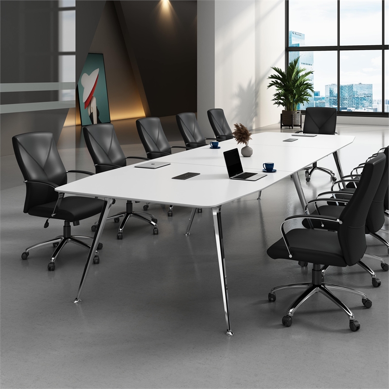 Boss Office LeatherPlus Executive Office Chair in Black