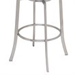 Armen Living Viper Contemporary Faux Leather Counter Stool in Black