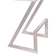 Armen Living Atlantis Modern Faux Leather Counter Stool in White
