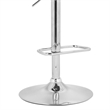 Armen Living Aubrey Modern Faux Leather Upholstered Bar Stool in Cream