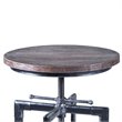 Armen Living Concord Metal Adjustable Bar Stool in Industrial Gray