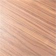 Armen Living Everett Contemporary Wood & Metal Dining Table in Black/Walnut
