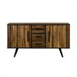 Armen Living Cusco Modern Wood Buffet Cabinet in Acacia Brown