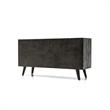 Armen Living Mohave 6-Drawer Mid-Century Wood Dresser in Tundra Gray