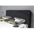 Armen Living Mohave 4-Piece Modern Wood King Bedroom Set in Tundra Gray
