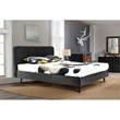 Armen Living Mohave 3-Piece Modern Wood Queen Bedroom Set in Tundra Gray