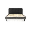 Armen Living Mohave 3-Piece Modern Wood Queen Bedroom Set in Tundra Gray