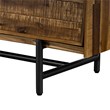 Armen Living Cusco 4-Piece Modern Wood King Bedroom Set in Brown/Black