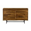 Armen Living Cusco 4-Piece Modern Wood King Bedroom Set in Brown/Black