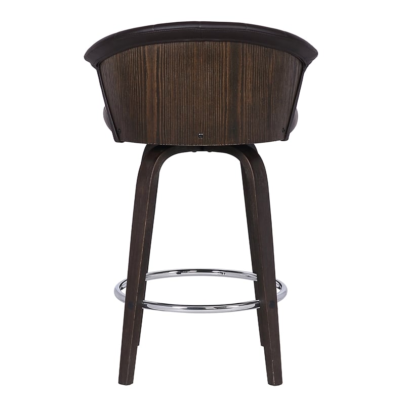 Armen Living Ashley Modern Faux Leather 30