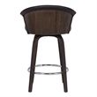 Armen Living Ashley Modern Faux Leather 30