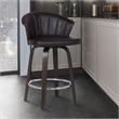 Armen Living Ashley Modern Faux Leather 30