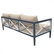 Sonoma Outdoor 4 piece Set in Taupe with Grey Frame Finish