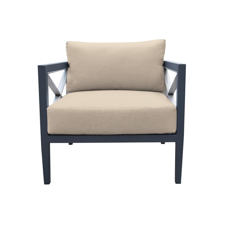 Sonoma Outdoor 4 piece Set in Taupe with Grey Frame Finish