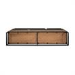 Armen Living Nevada Modern Solid Wood Sideboard in Balsamic Oak