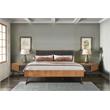 Armen Living Coco 3-Piece Wood King Bedroom Set in Chocolate/Black