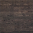Armen Living Nevada Modern Wood 2PC Set Dining Table and Sideboard in Dark Brown