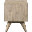 Armen Living Baly 2-Drawer Modern Wood Nightstand in Sandblast Gray