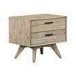 Armen Living Baly 4-Piece Wood Queen Loft Bedroom Set in Gray Sandblast