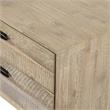 Armen Living Baly 4-Piece Wood Queen Loft Bedroom Set in Gray Sandblast