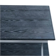 Armen Living Westlake Modern Wood & Metal Coffee Table in Black/Stainless Steel