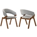 Gray and Walnut