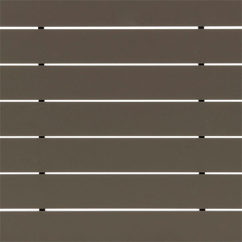 Armen Living Grenada 5-Piece Aluminum & Fabric Outdoor Dining Set in Gray